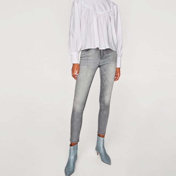 Zara Denim - NWOT Zara skinny grey wash jeans