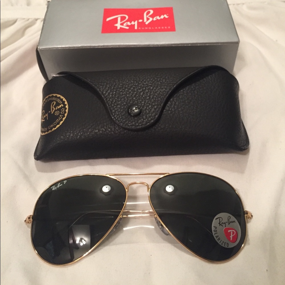 RAY BAN Large metal aviators