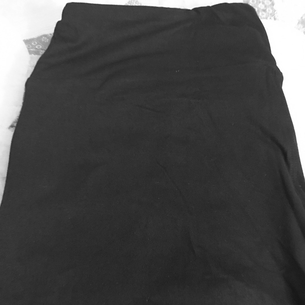 TC LULAROE BLACK LEGGINGS
