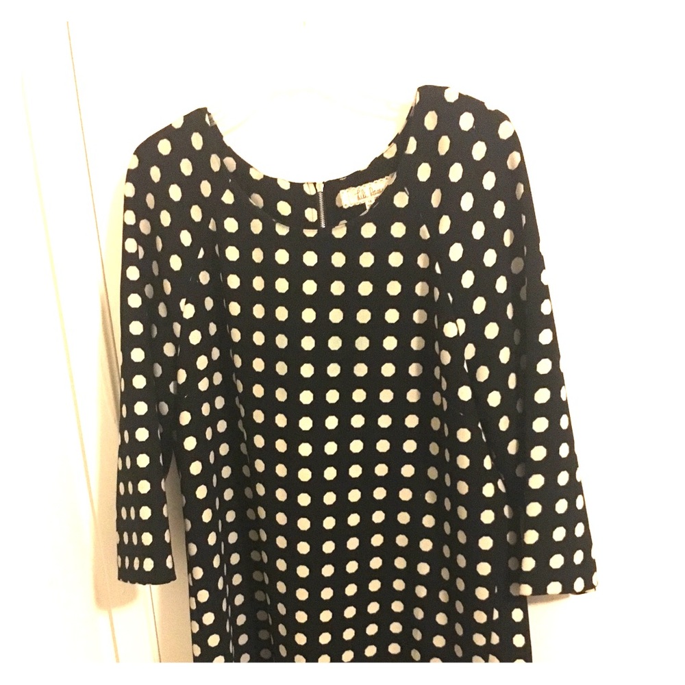 Black and white Polk a dot dress