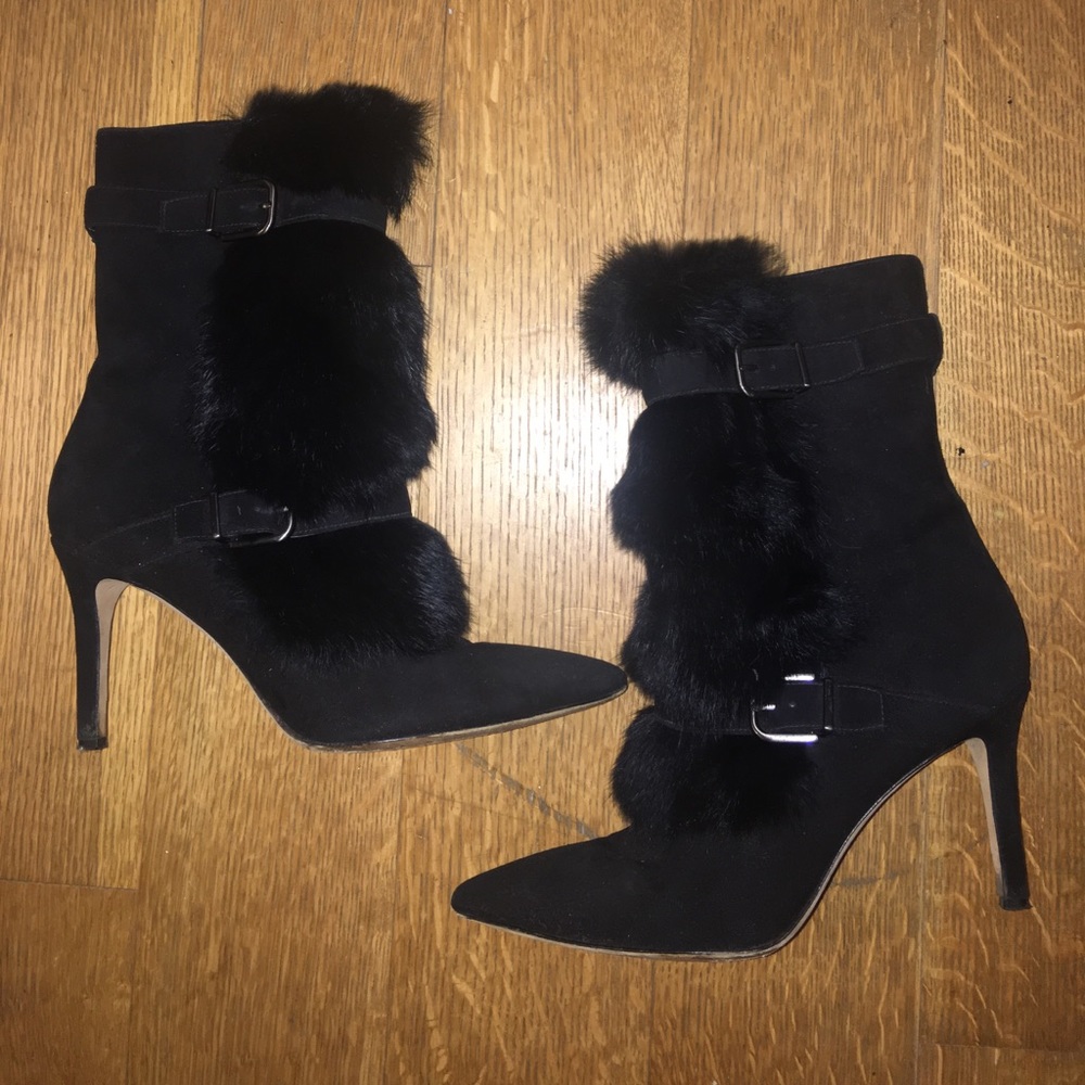Via Spiga - Real Fur suede boots