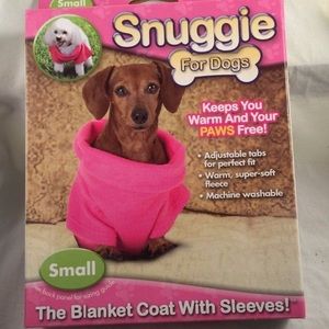 Snuggie for dog!