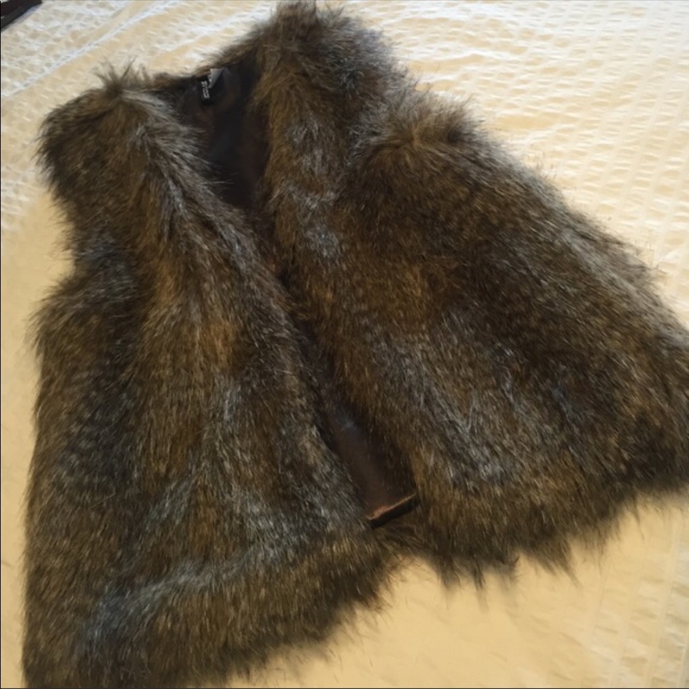 H&M fur vest