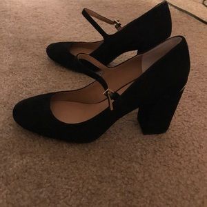 Calvin Klein black suede Mary Jane heels Calvin Klein black suede Mary Jane heels
