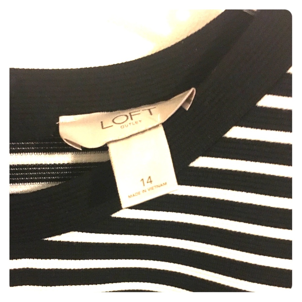 Black and white Aloft bodycon dress