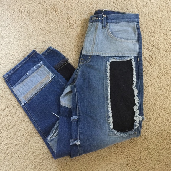 LF patch denim boyfriend jeans - Picture 3 of 3