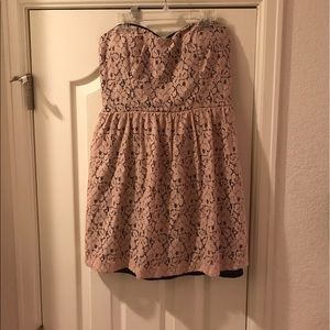 Strappy Back Lace Dress