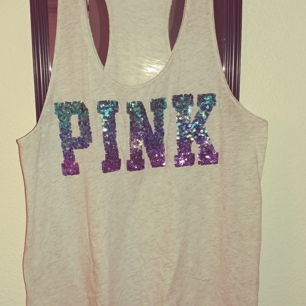 VS Pink bling tank