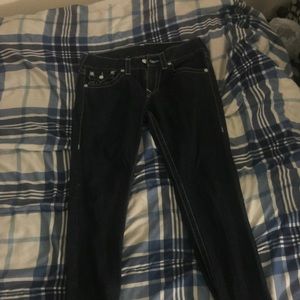 Black true religion jeans