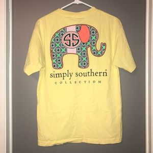 Yellow Simply Southern Shirt