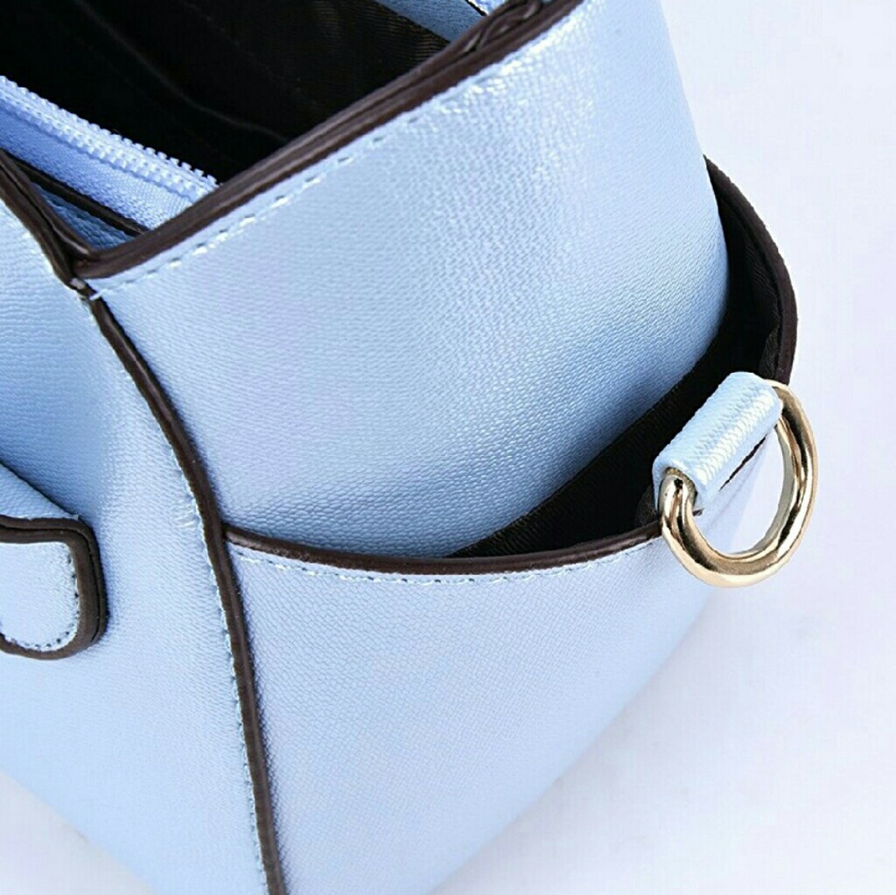 Kitten Crossbody Purse Bag Baby Blue Kawaii - Picture 5 of 8
