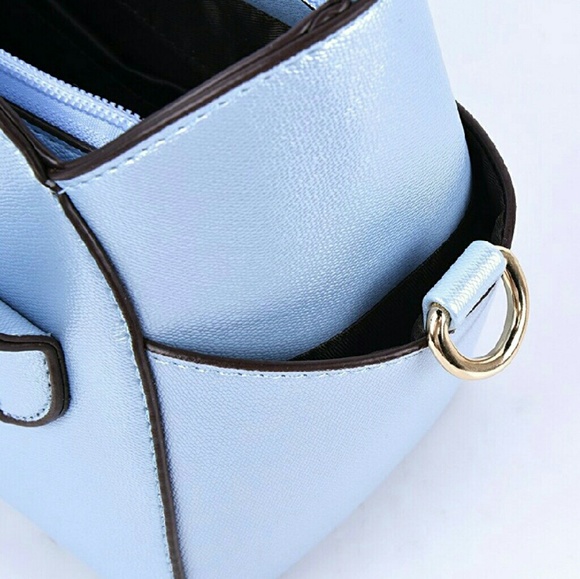 Kitten Crossbody Purse Bag Baby Blue Kawaii - Picture 5 of 8