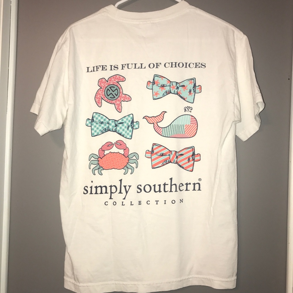 White Simply Southern Shirt