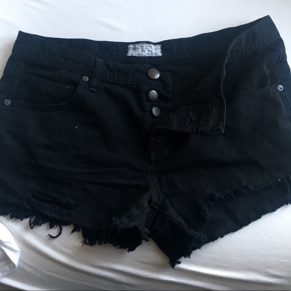 Black free people shorts