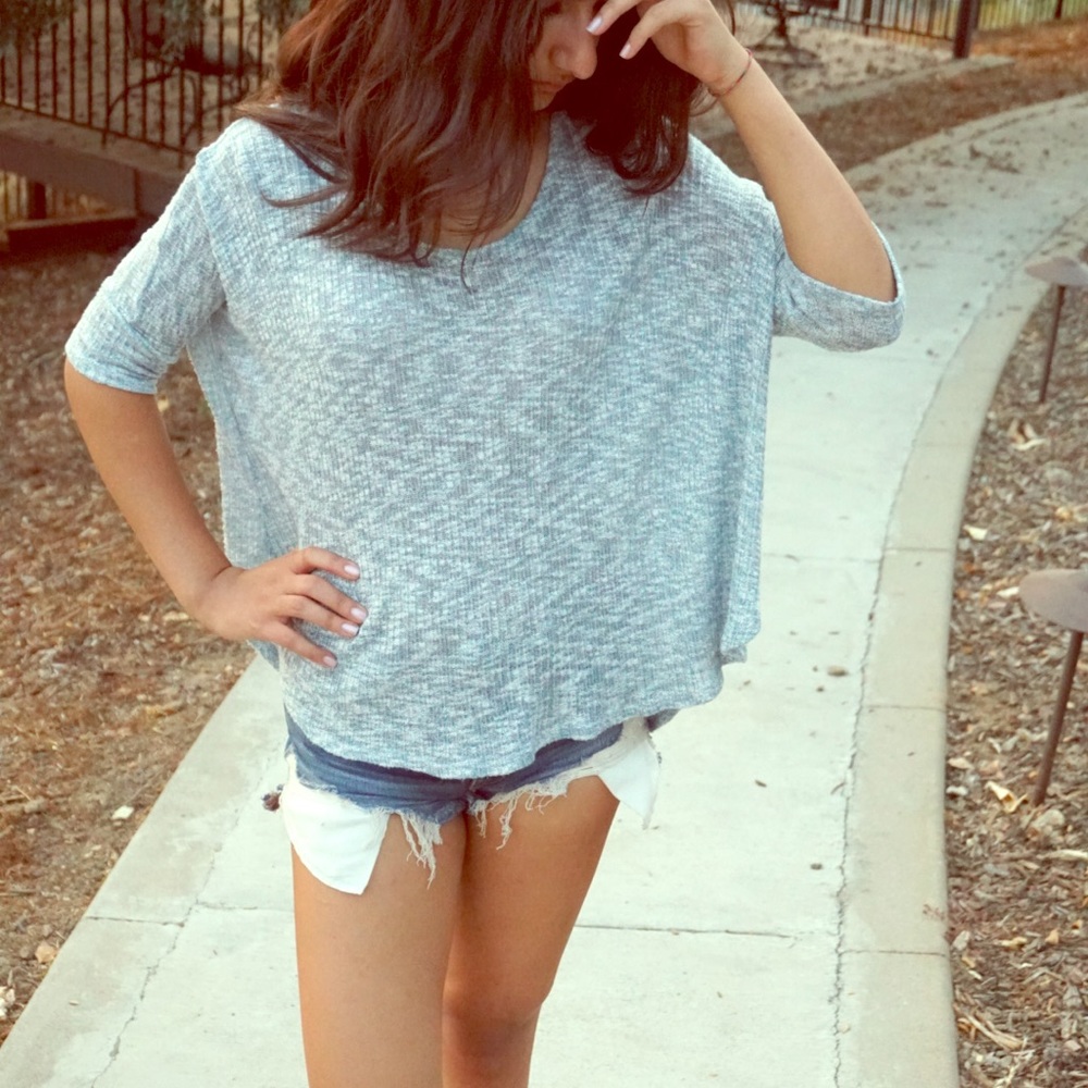 Long comfy GREEN TEE