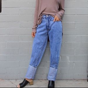 High wasted mom jeans