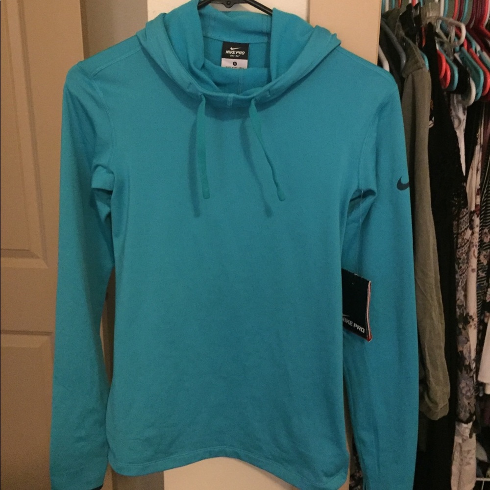 Nike cowl neck hoodie new with tags size small