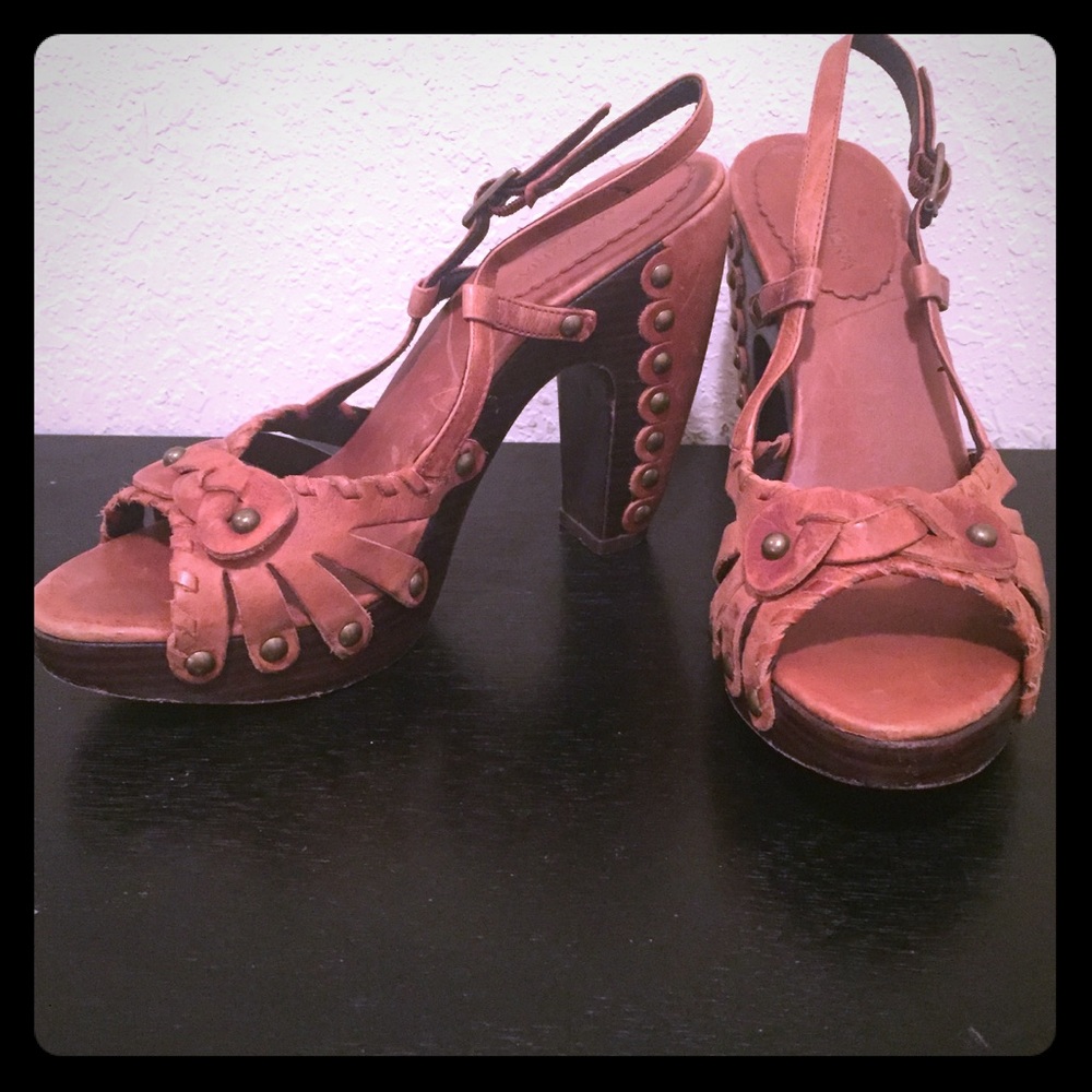BCBG platform heels