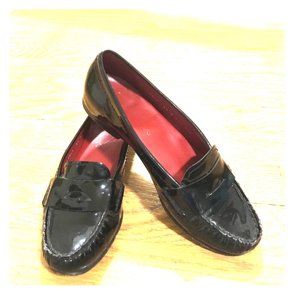 Cole Haan patent leather loafers