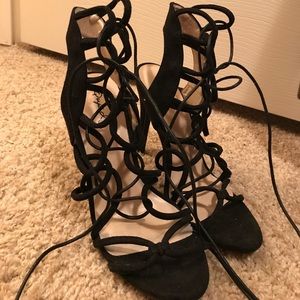 Lace up heels