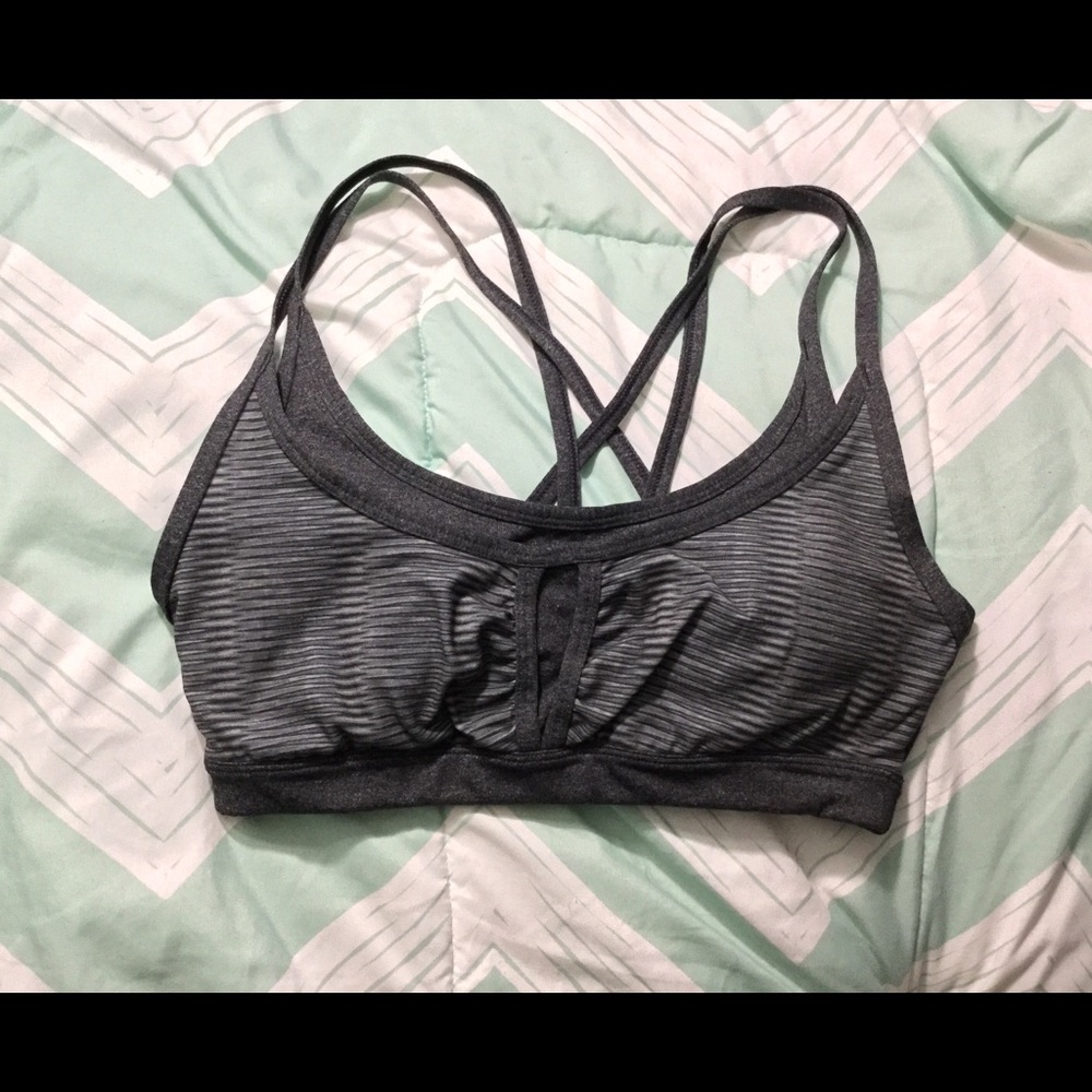 Grey sports bra!