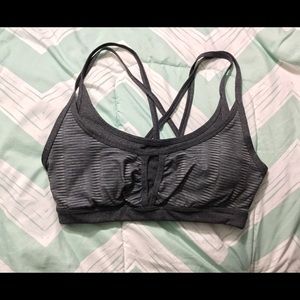 Grey sports bra!