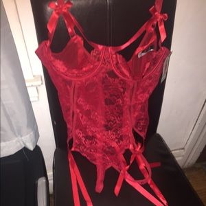 Red stringy teddy.