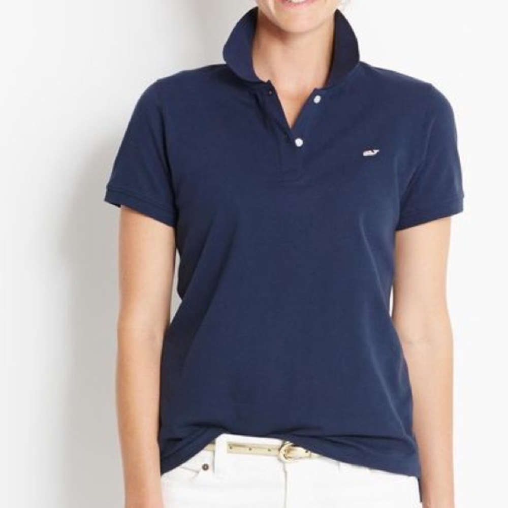 Vineyard Vines classic navy polo