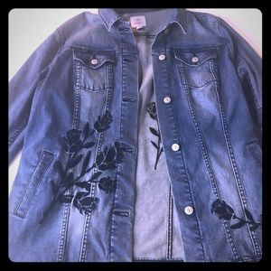 Lularoe Xl Jaxon Jean Jacket