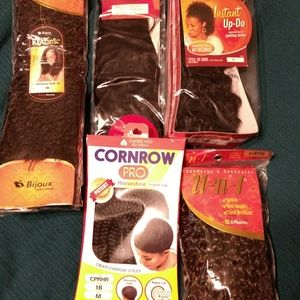 Crochet Cap, Crochet Hair, Ponytail Lot