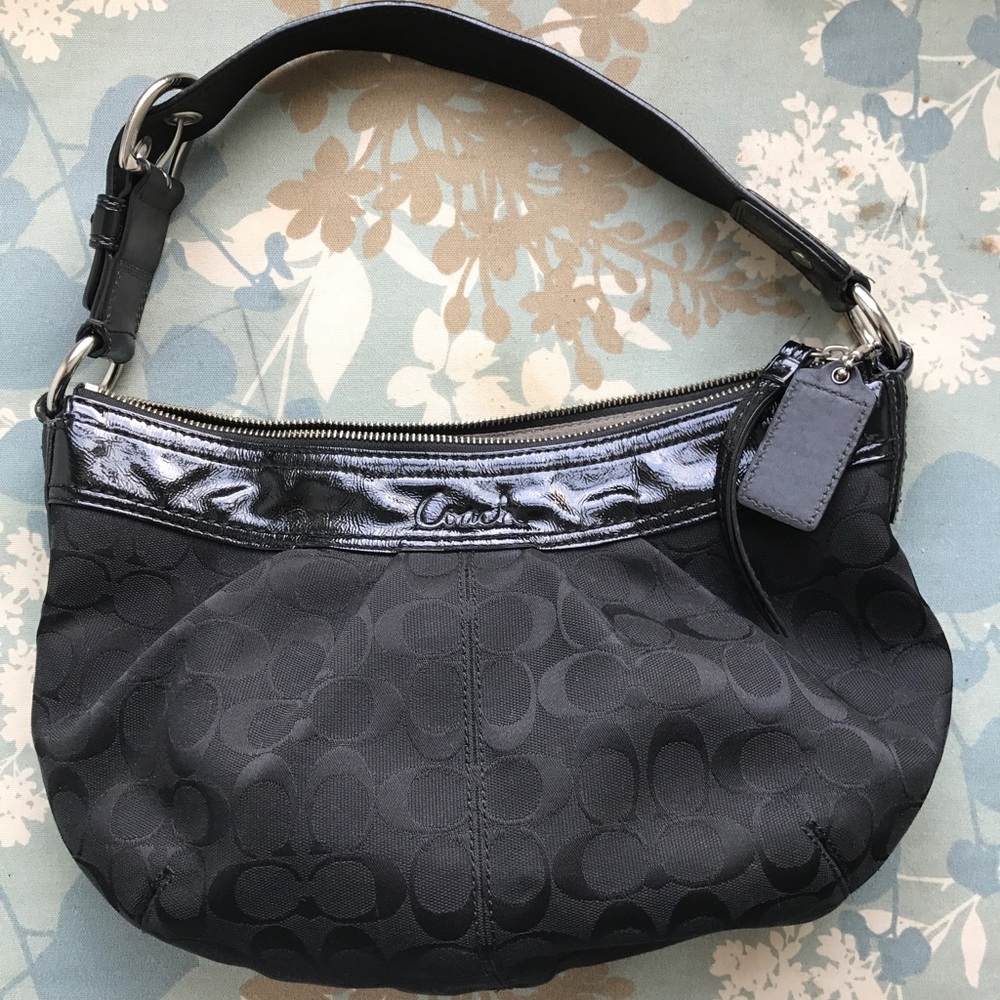 Black Coach Signature Hobo