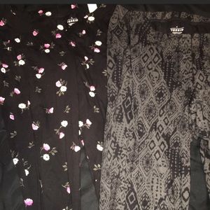Grey skull leggings torrid sz 1
