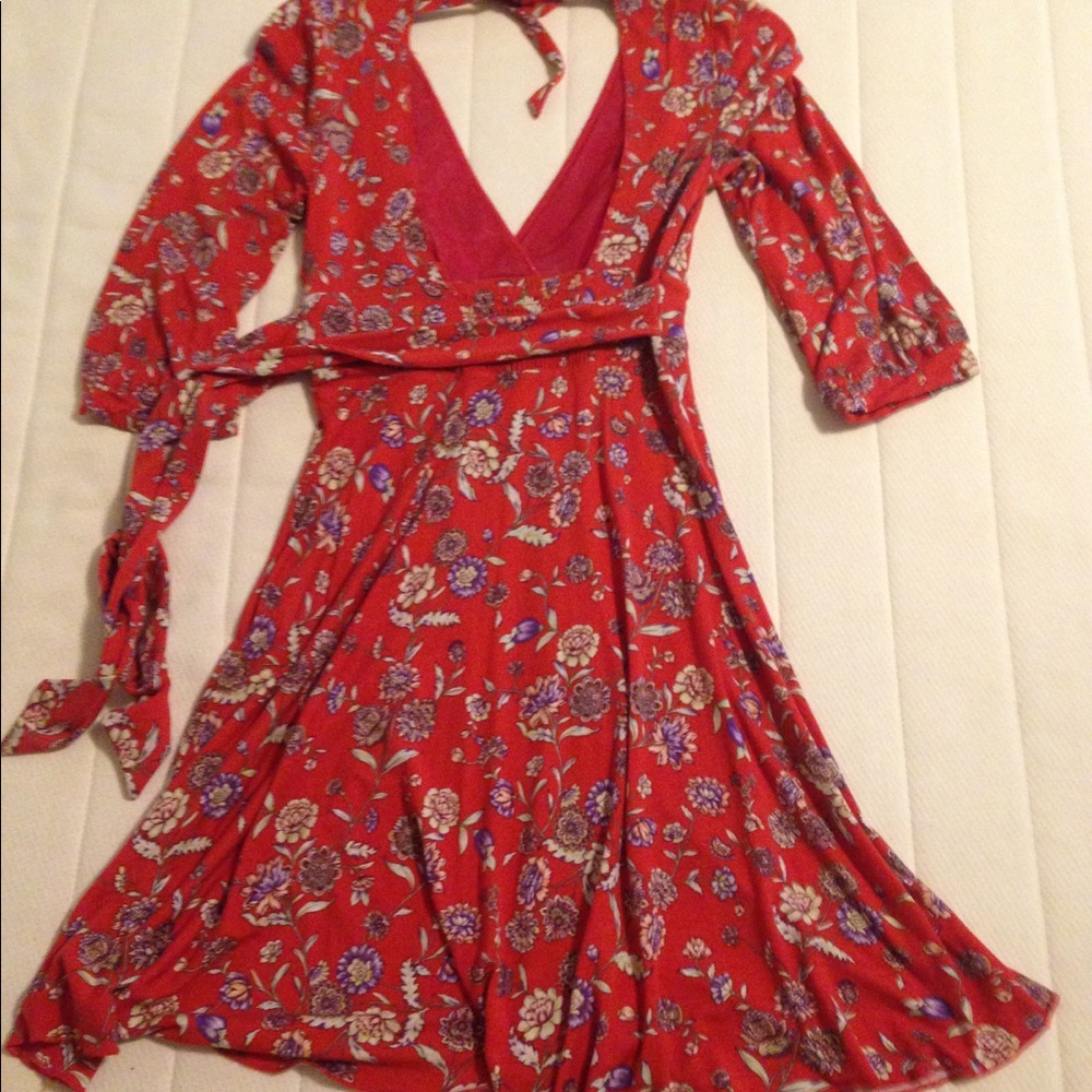 Cute floral bohemian free people dress