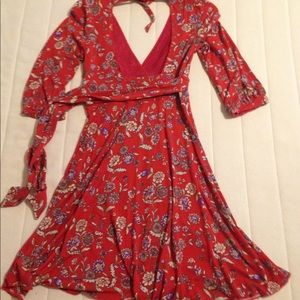 Cute floral bohemian free people dress