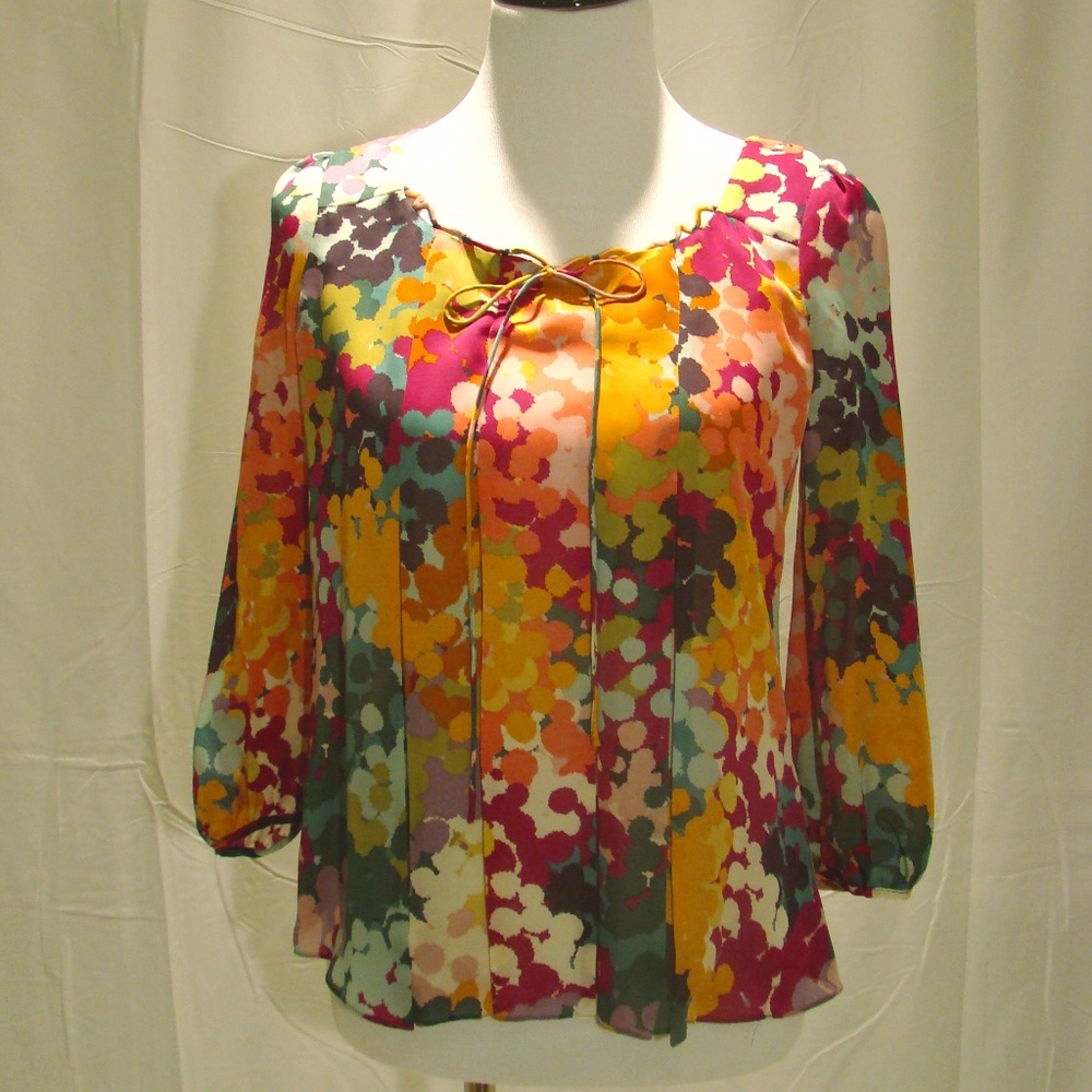 Fantastic & Fun Leifsdottir Silk Blouse!