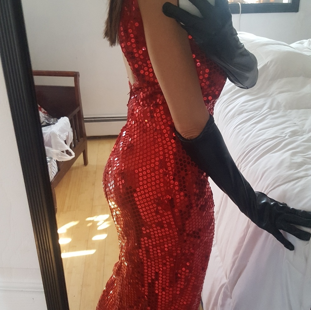 Sexy Jessica Rabbit  Gown medium/large