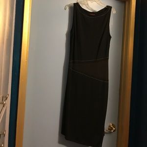 Black sheath dress