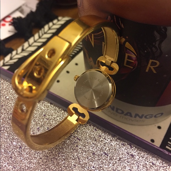 Peugeot Ladies Watch Gold Buckle style Wrist Band