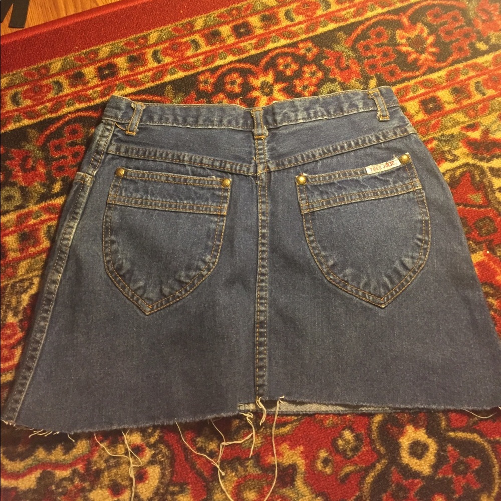 Vintage tres Jolie denim skirt