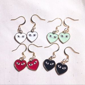 comme des garcons earrings