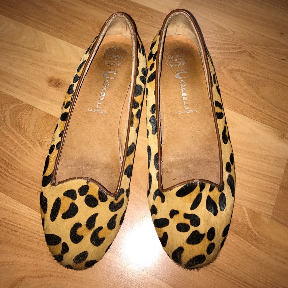 Jeffrey Campbell leopard flats