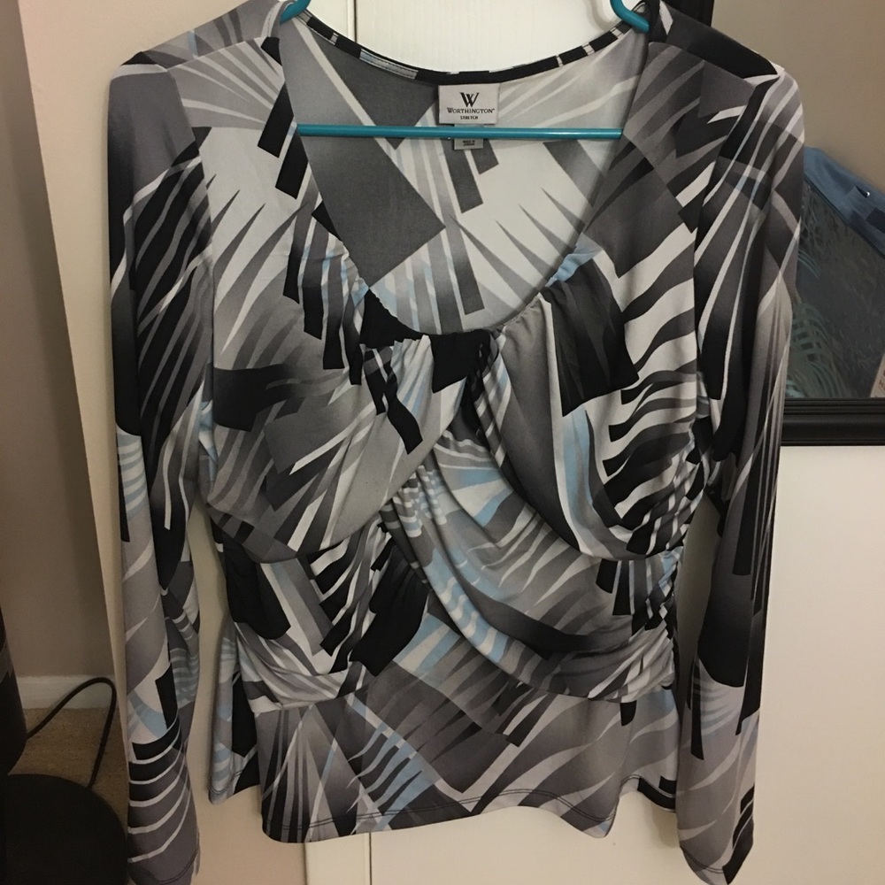 Worthington Long Sleeve Blouse