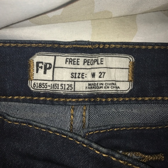 Free People Stretchy feel jeans size w 27 - Picture 3 of 6