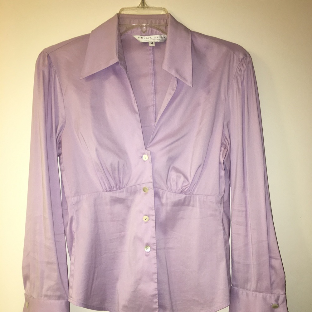 Trina Turk lavender blouse - MP