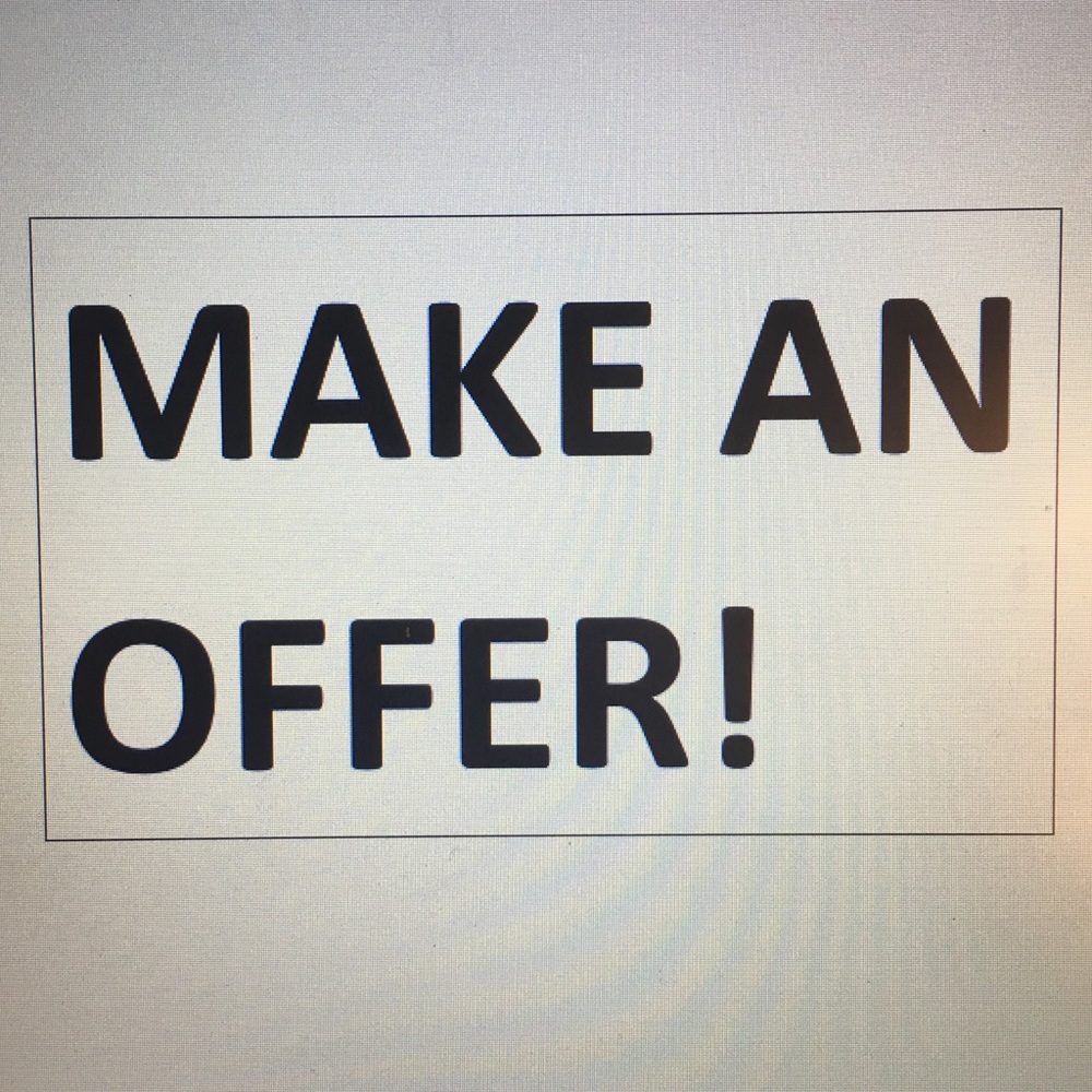 MAKE AN OFFER! :)
