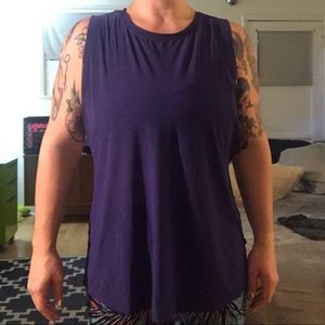 Mesh lululemon Muscle Tank - Size 12 - Purple