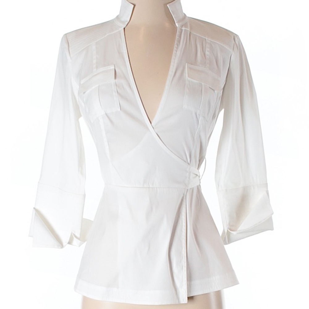 Diane von Furstenberg 3/4 Sleeve Blouse - Picture 2 of 6