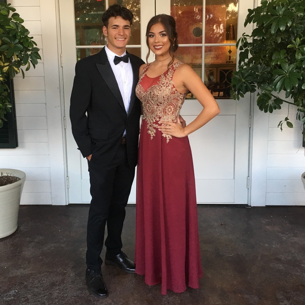 red homecoming/prom dress