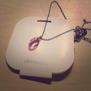 SWAROVSKI💎 necklace pink💕