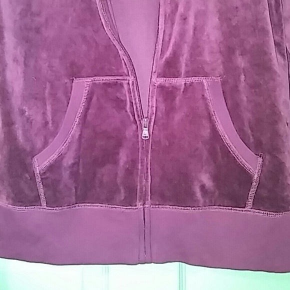Tek Gear Maroon Hoodie Jacket SZ M - Picture 5 of 6